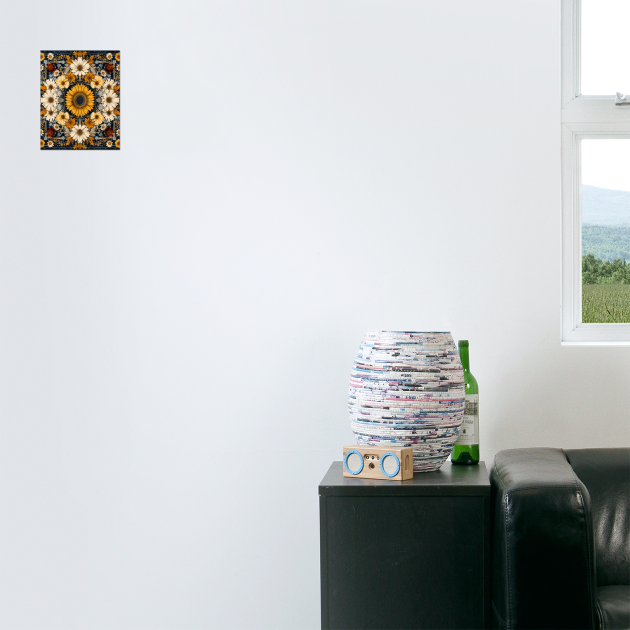 Sunflower Mandala - Vibrant Floral Boho Design by Sharafeldin  's Store